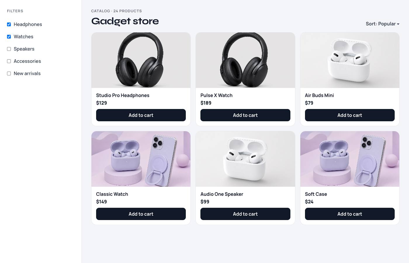 Marketplace catalog